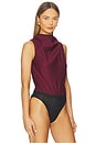 view 3 of 5 Monroe Bodysuit in Ox Blood