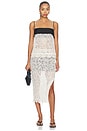 view 4 of 5 Jayde Top in Ivory & Black