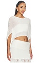 view 2 of 4 TOP EN MAILLE VIVIENNE in White