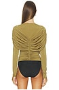 view 5 of 5 Hestia Bodysuit in Antique Moss