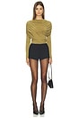 view 6 of 5 Hestia Bodysuit in Antique Moss