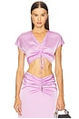 view 1 of 4 Blake Top in Lavender