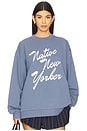 view 1 of 4 그래픽 스웻셔츠 in Navy