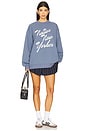 view 4 of 4 그래픽 스웻셔츠 in Navy