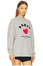 view 3 of 5 Paris Souvenir Boyfriend Sweatshirt in Grey Marle