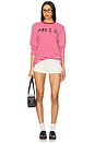 view 4 of 5 Merci Breton Long Sleeve Tshirt in Red Breton