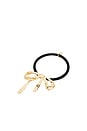 view 1 of 2 Bow Organica Hair Tie in Gold