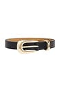view 3 of 3 Liquid Metal Western Buckle Belt in Black