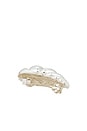 view 2 of 2 Croissant Chic Hair Barrette in Silver