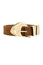 view 3 of 3 Savannah Suede Belt in Mocha