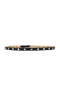 view 2 of 3 Classic Studded Skinny Belt in Carbon Black