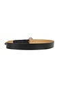 view 2 of 3 Modern Western Belt in Carbon Black