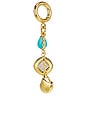 view 3 of 4 Charm in Gold & Multi