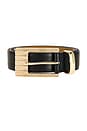 view 3 of 3 Engraved Buckle Belt in Black