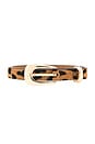 view 3 of 3 Modern Saddle Belt in Cheetah Print