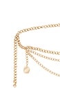view 2 of 3 Modern Edge Layered Waist Chain in Gold