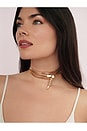 view 3 of 6 Wrap & Clip Dual-wear Waist And Necklace Chain in Gold