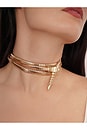 view 4 of 6 Wrap & Clip Dual-wear Waist And Necklace Chain in Gold