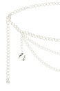 view 2 of 3 CADENA DE CINTURA EN CAPAS MODERN EDGE in Silver
