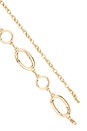 view 3 of 3 LA CORREA DE CADENA MULTI-RING CHAIN BELT in Gold