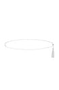 view 1 of 3 Simple Tassel Chain Belt in Silver