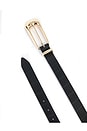 view 3 of 3 Large Signature Buckle Belt in Black
