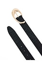 view 3 of 3 Black Croc Print Belt in Black