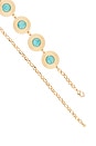 view 2 of 2 Turquoise Medallion Belt in Gold & Turquoise in Gols & Turquoise