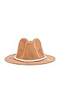 view 3 of 3 Pearl Band Hat in Tan