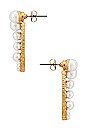 view 2 of 2 BOUCLES D'OREILLES PEARL in Gold