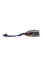 view 2 of 3 Crystal Friendship Bracelet in Gold & Cobalt Multi