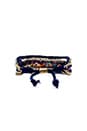 view 3 of 3 Crystal Friendship Bracelet in Gold & Cobalt Multi