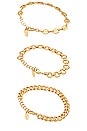 view 4 of 4 Chain Bracelet Set in Gold