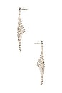 view 2 of 2 Crystal Earrings in Silver