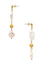 view 2 of 2 Pearl Drop Earrings in Pearl