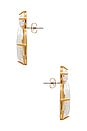view 2 of 2 Pearl Earrings in Gold
