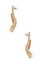 view 4 of 4 PENDIENTES LARGOS in Gold