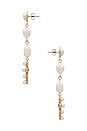 view 2 of 2 ПОДВЕСНЫЕ СЕРЬГИ in Ivory