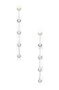 view 1 of 2 Pearl Dangle Earring in Grey Pearl