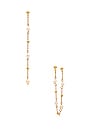view 1 of 2 Drip Pearl Earrings in Gold