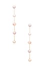 view 1 of 2 Delicate Drop Earrings in Blush Pearl