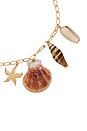view 2 of 3 Private Island Assorted Shell Necklace in Gold