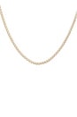 view 2 of 2 Dainty Marquise Tennis Chain Necklace in Gold
