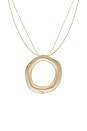 view 2 of 2 OPEN CIRCLE STATEMENT 목걸이 in Gold