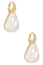 view 1 of 3 BOUCLES D'OREILLES PENDANTES MOTHER OF PEARL in Pearl