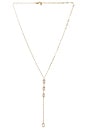view 1 of 2 Sparkle Dip Lariat in Gold