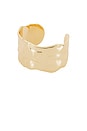 view 1 of 2 Thick Sculpted Cuff in Gold