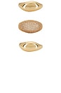 view 1 of 3 TIMELESS GLAMOUR リングセット in Gold