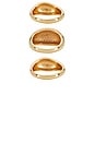 view 3 of 3 TIMELESS GLAMOUR リングセット in Gold