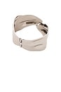 view 2 of 2 Melted Abstract Cuff Bracelet in Silver